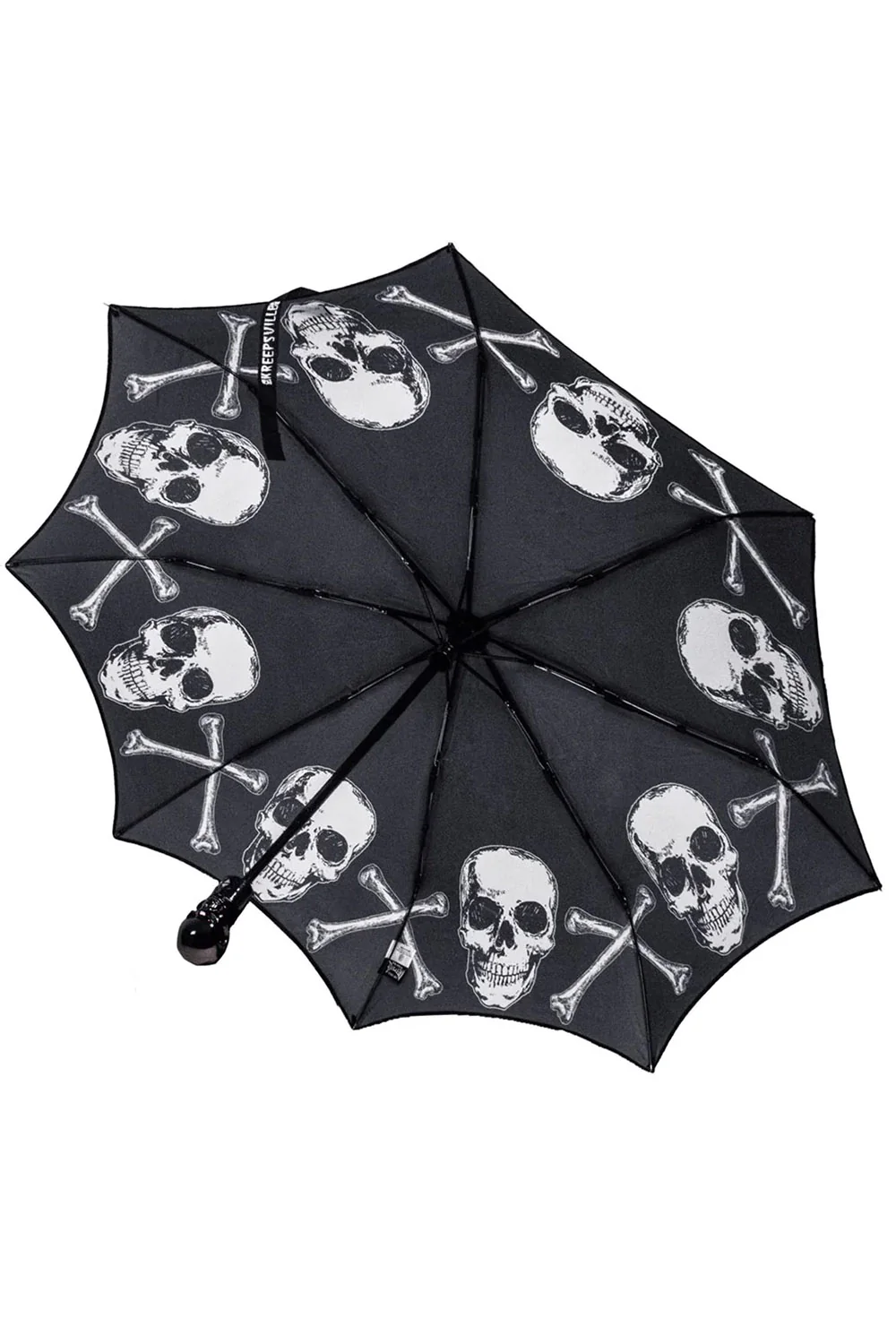 Skull Handle Anatomical Skull And Bones Umbrella - Image 3