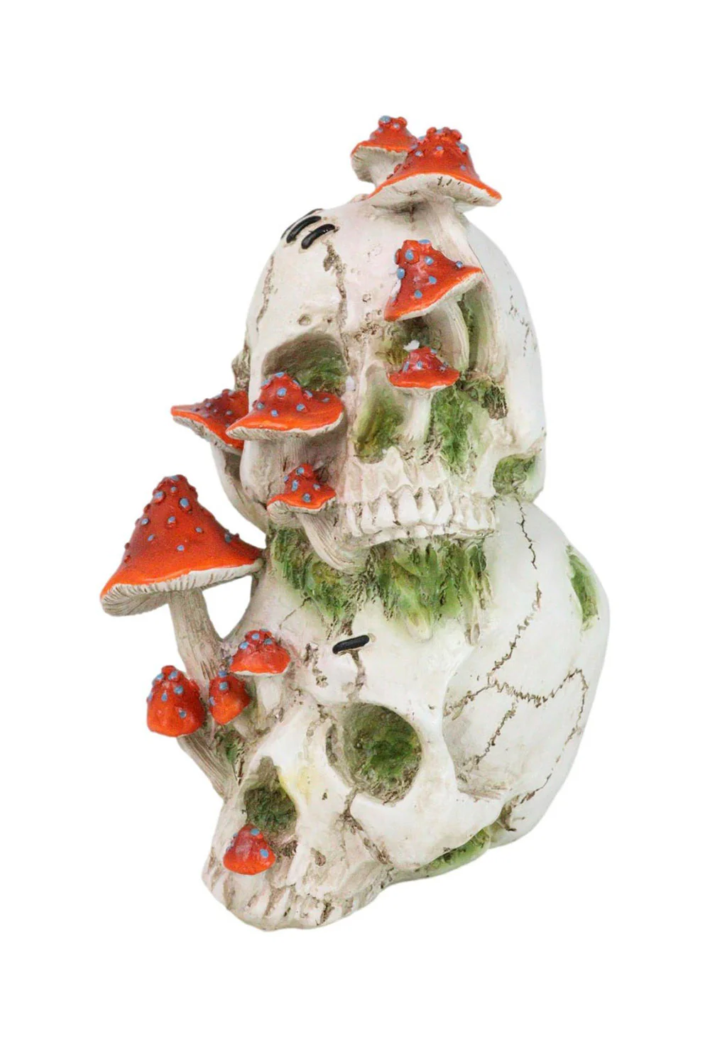 Skull With Mushrooms Statue - Image 5