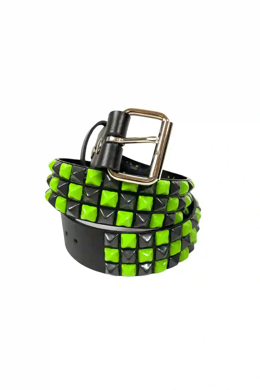 Slime Scene Checkered Belt [GREEN/BLACK] - Image 2