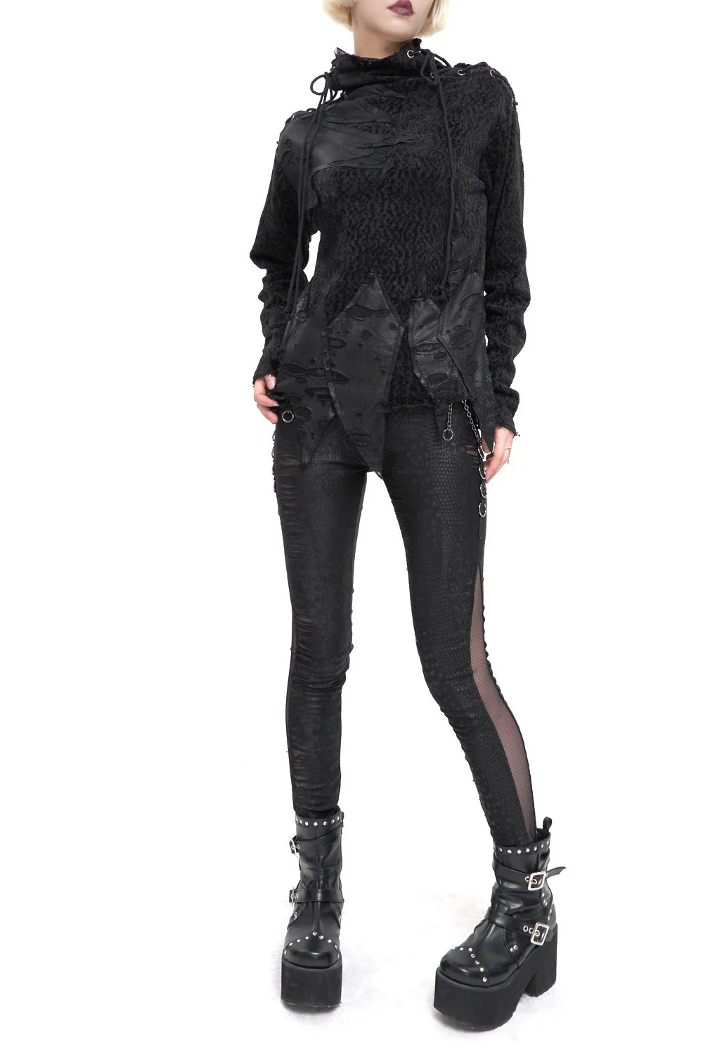 Snake Byte Shredded Leggings - Image 5