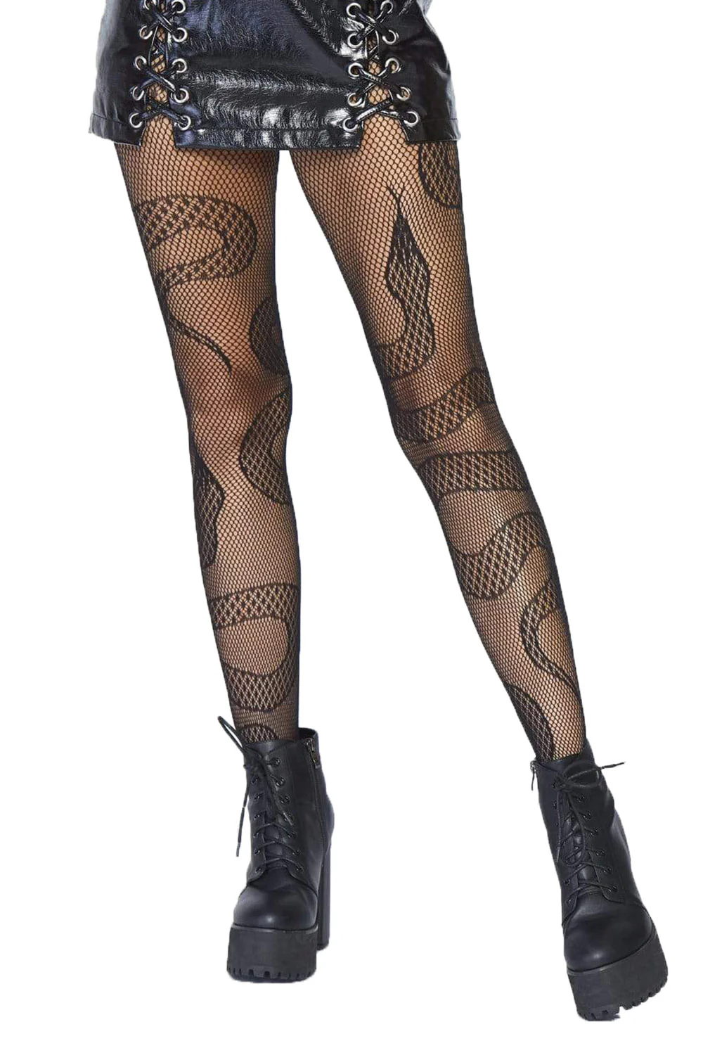 Snake Net Tights - Image 3