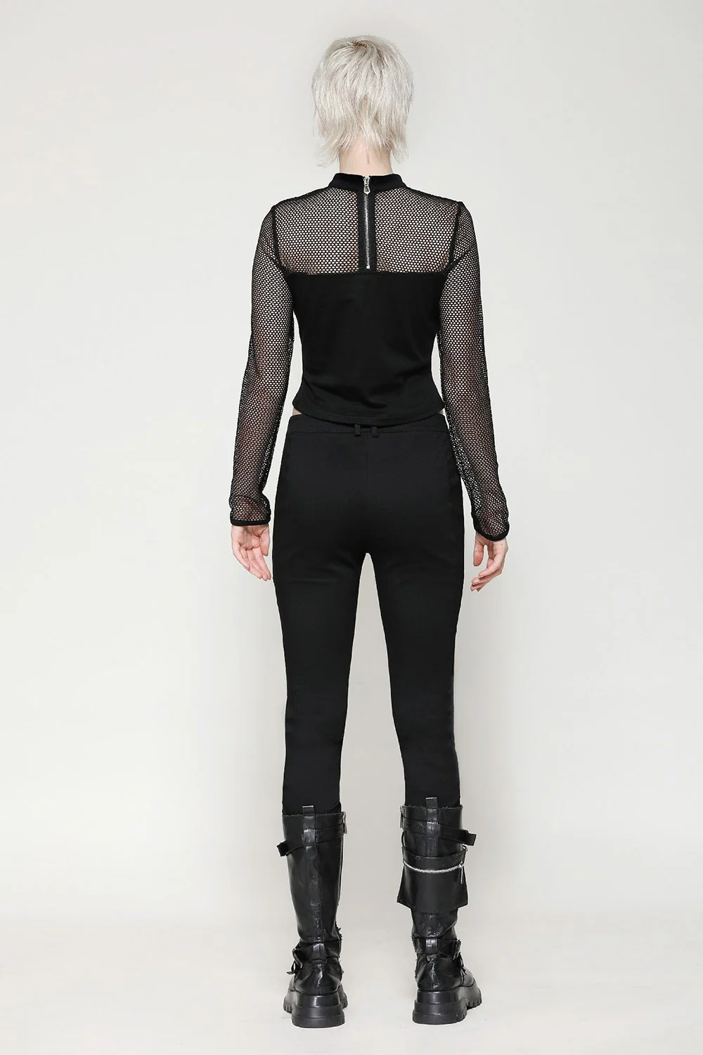 Sorrowful Fishnet Long Sleeve Top - Image 7