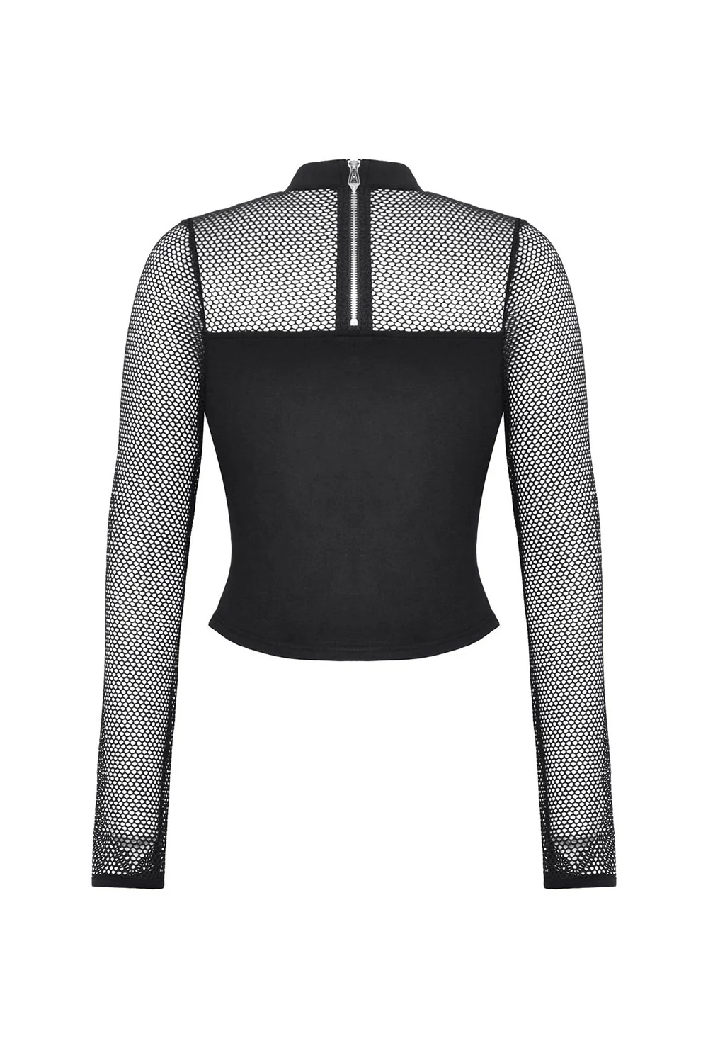 Sorrowful Fishnet Long Sleeve Top - Image 9