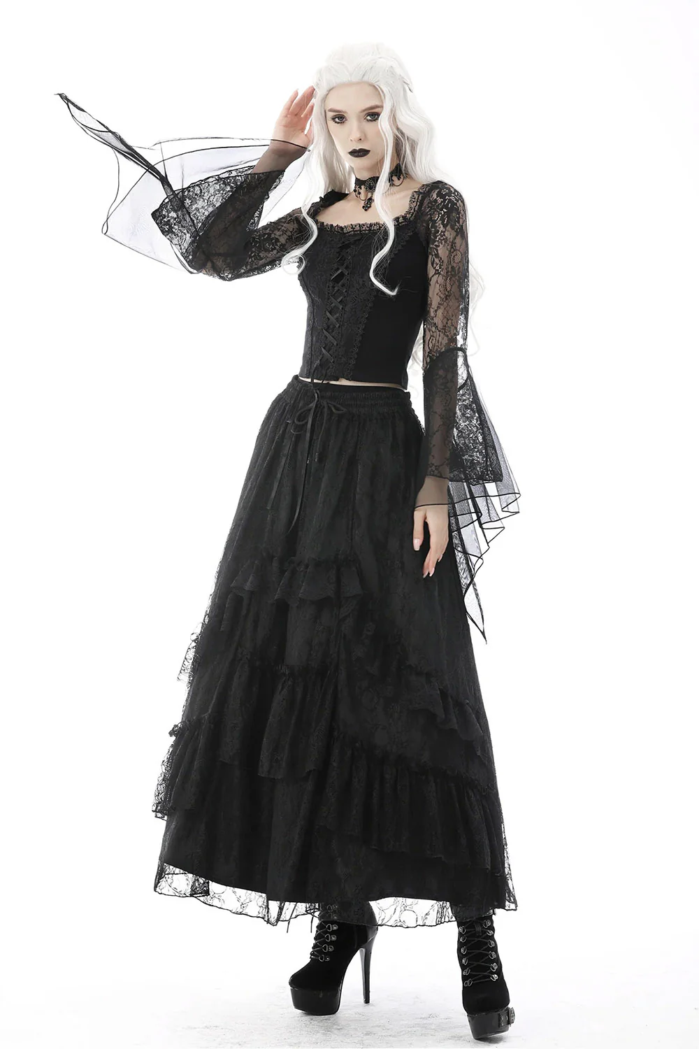 Specter Gothic Corset Top - Image 2