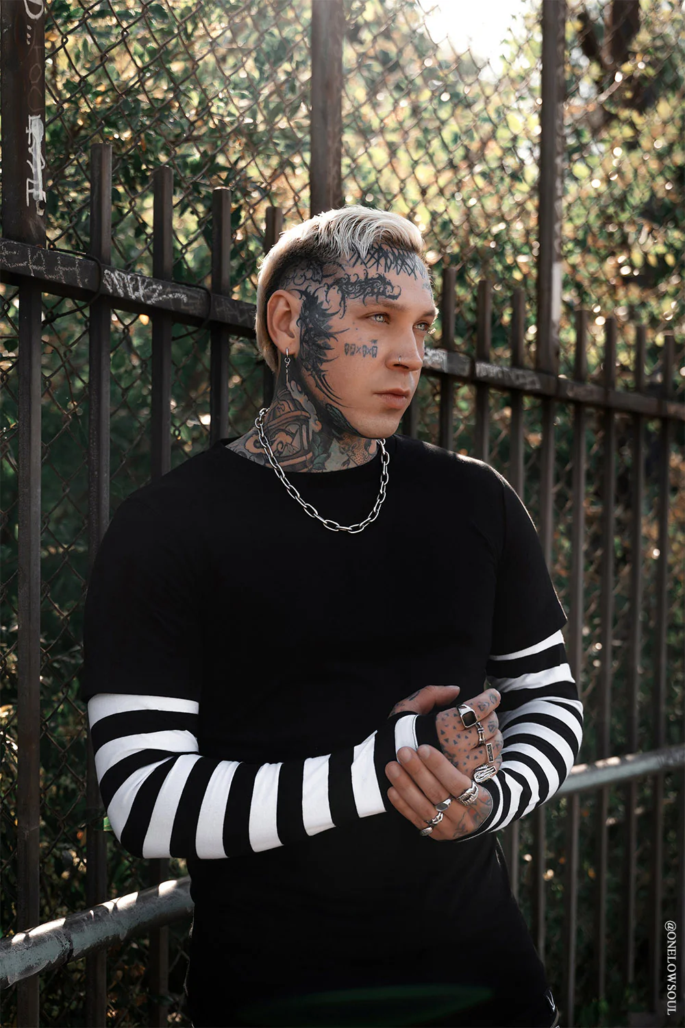 Specter Striped Long Sleeve Shirt - Image 8