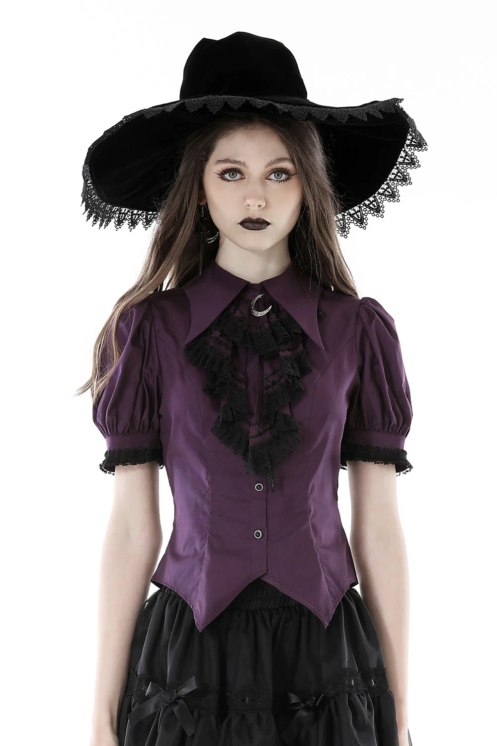 Spellbound Pointed Collar Top