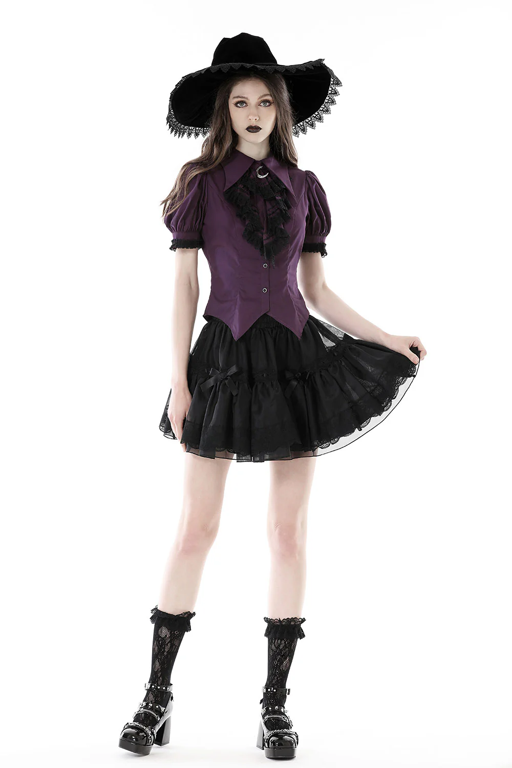 Spellbound Pointed Collar Top - Image 3