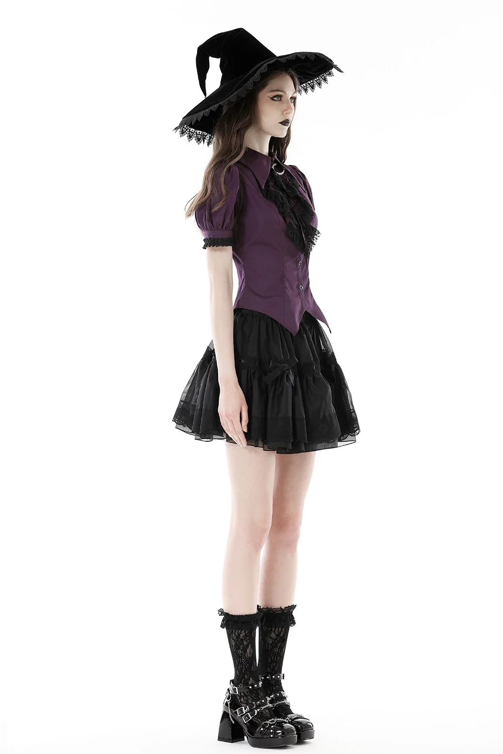 Spellbound Pointed Collar Top - Image 4