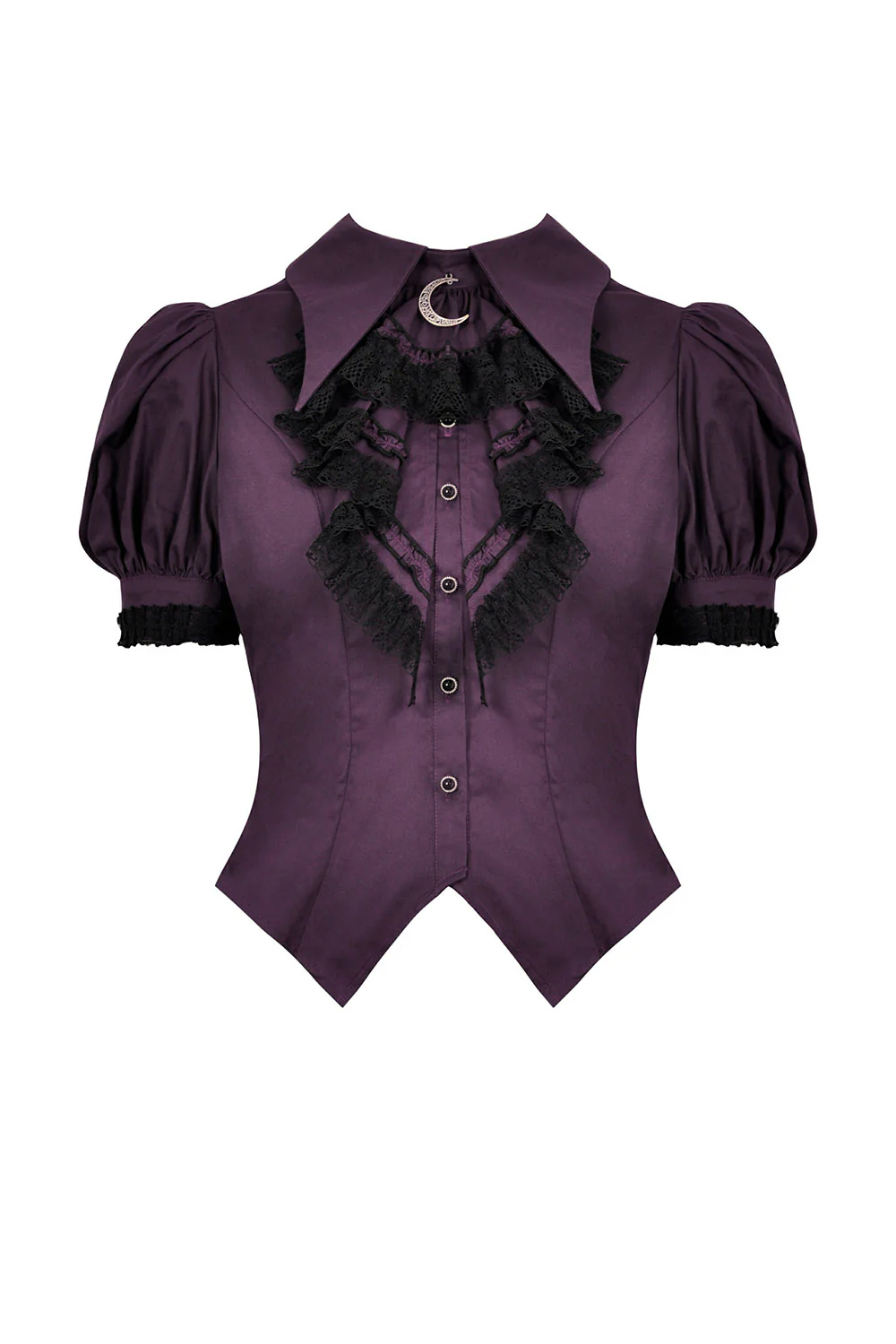 Spellbound Pointed Collar Top - Image 6
