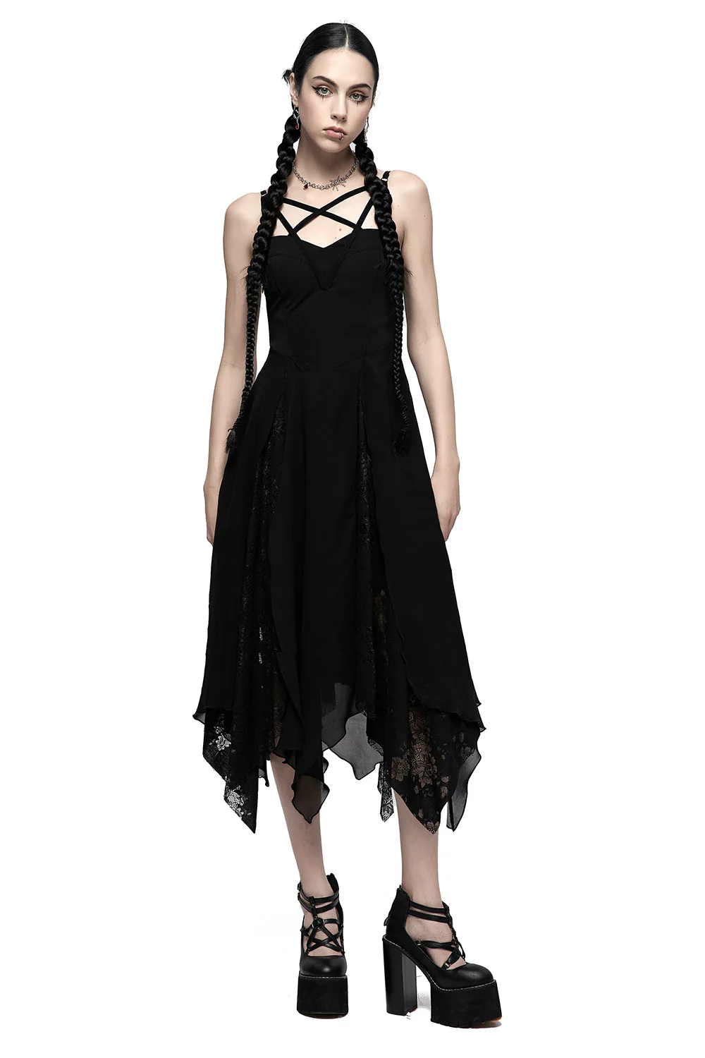 Spellcaster Chiffon Dress - Image 3