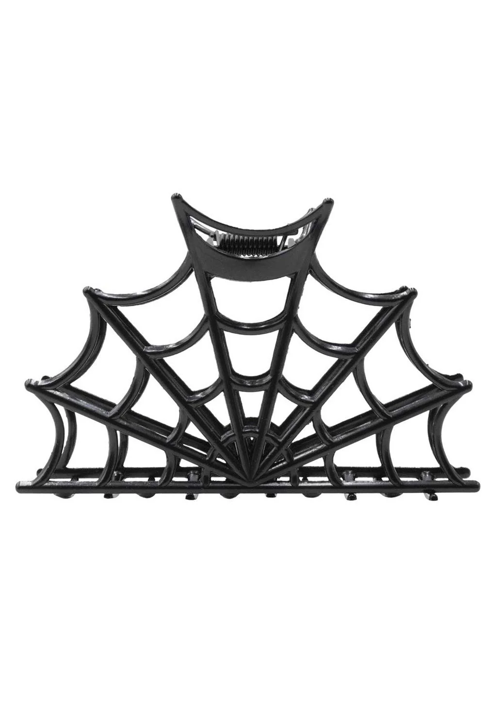 Spider Charm Web Claw Clip [Black] - Image 2