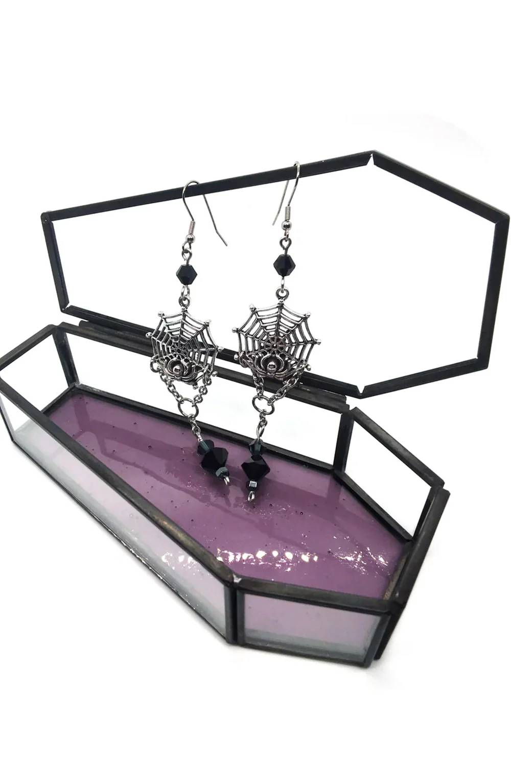 Spider Web Earrings - Image 2