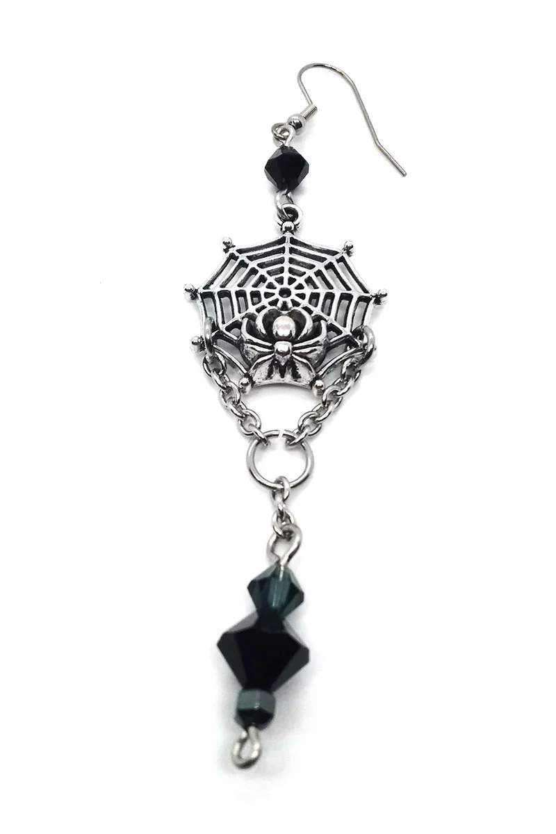 Spider Web Earrings - Image 3