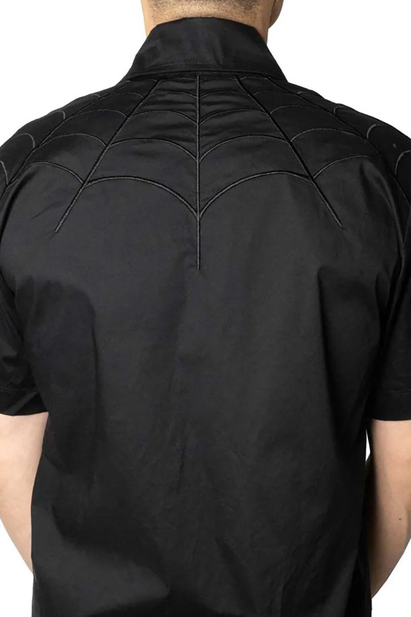 Spiderweb Black Western Shirt - Image 2