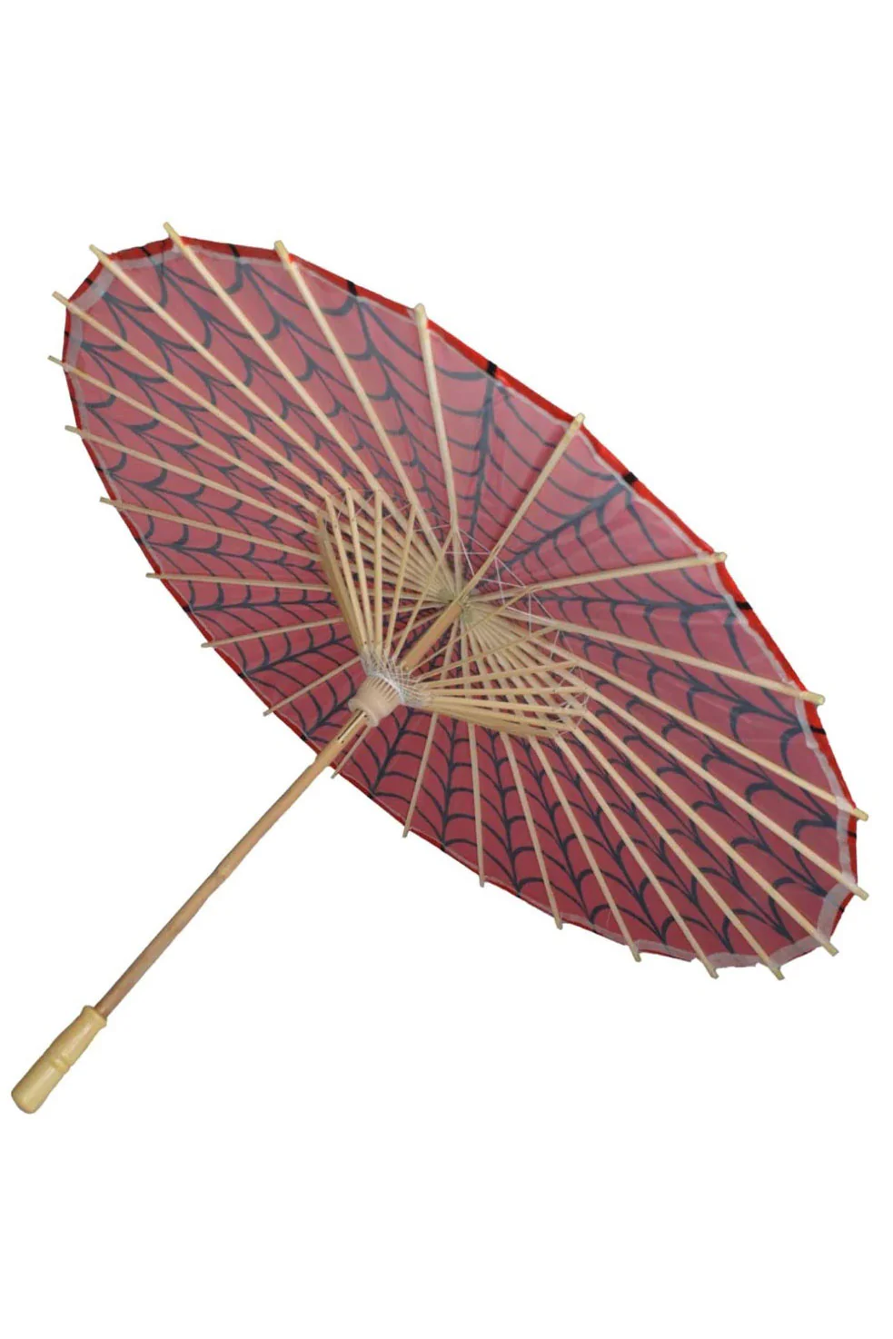 Spiderweb Fabric Parasol [RED/BLACK] - Image 2