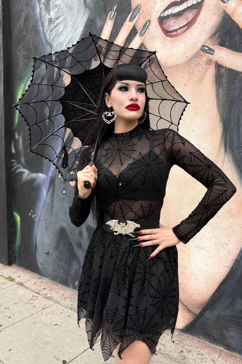 Spiderweb Lace Parasol - Image 6