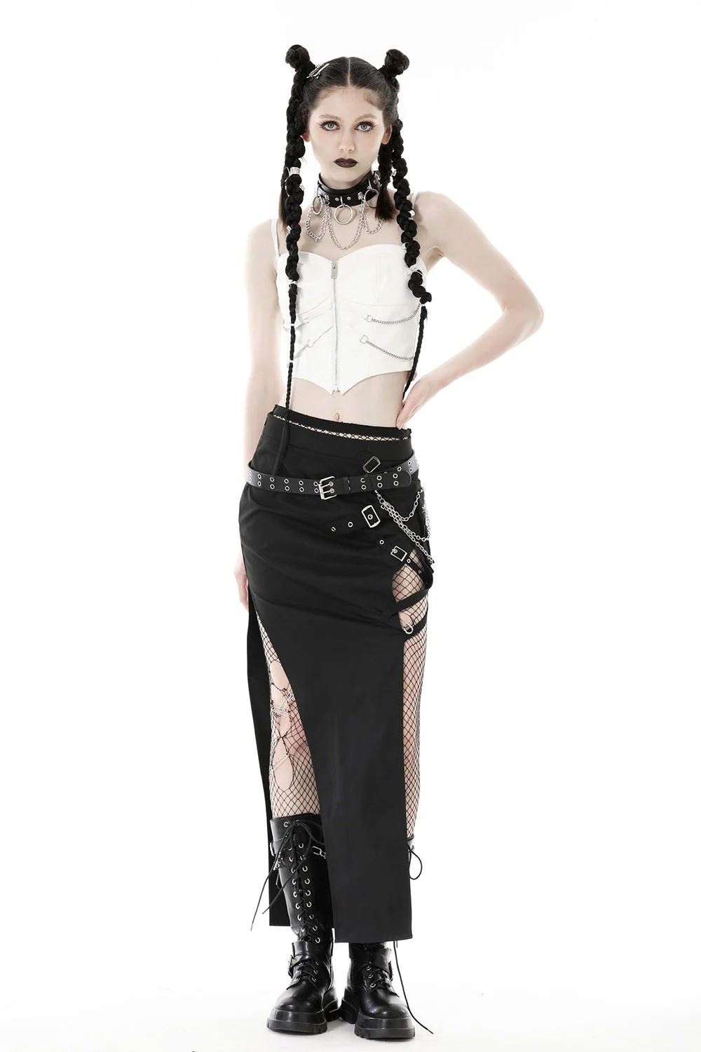 Spindle Split Maxi Skirt - Image 3