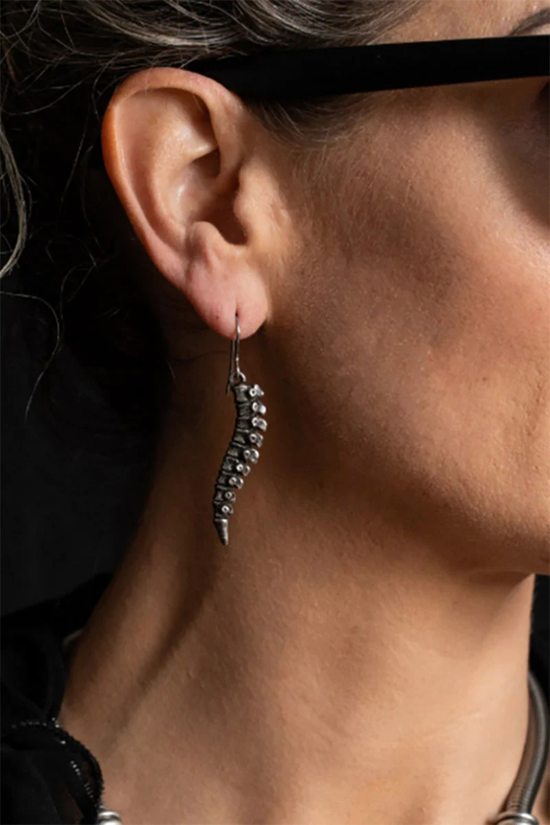 Spine Dropper Earrings - Image 2
