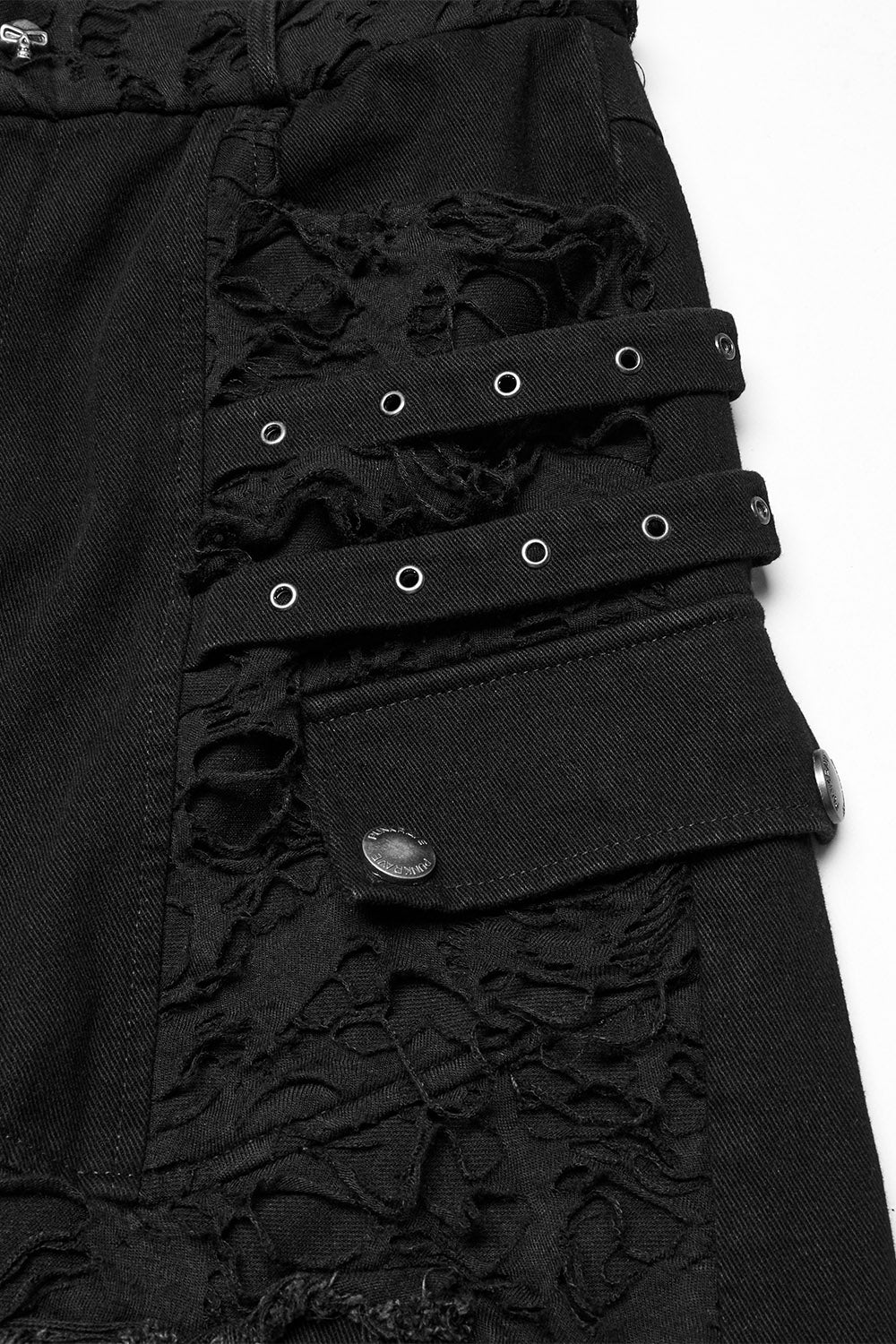 Spineshred Distressed Cargo Pants - Image 7