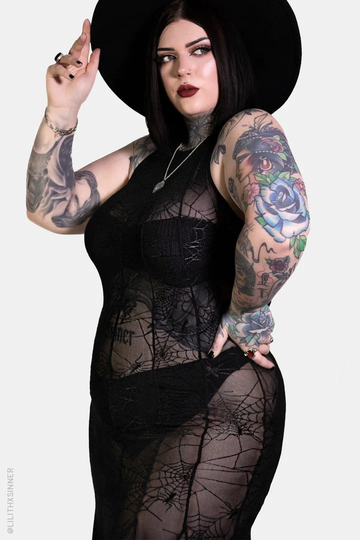 Spinnerette Maxi Dress - Image 7