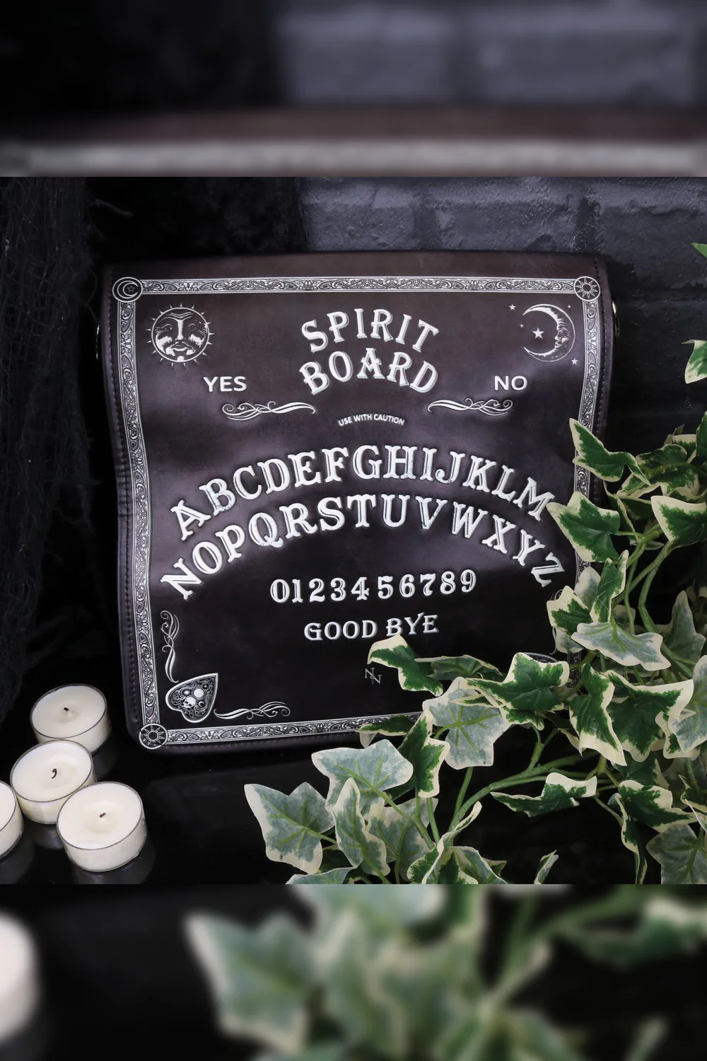 Spirit Board Embossed Shoulder Bag - Image 2