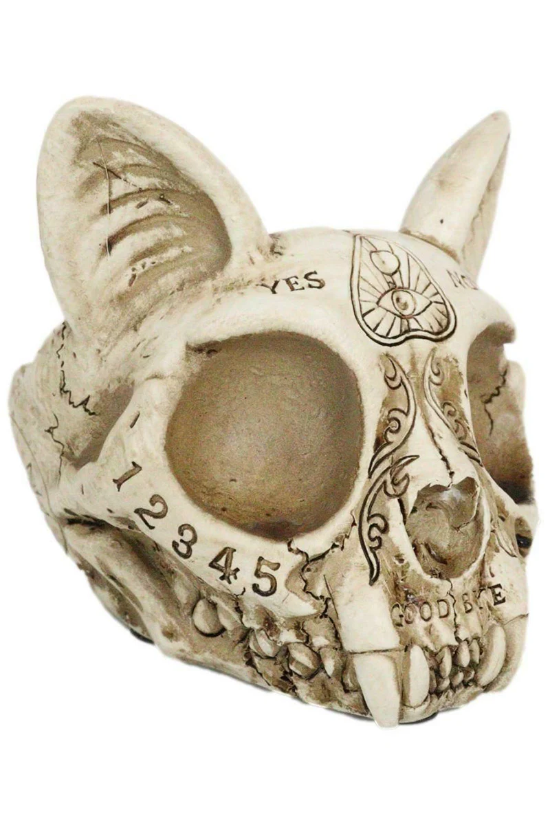 Spirit Cat Skull Ashtray - Image 3
