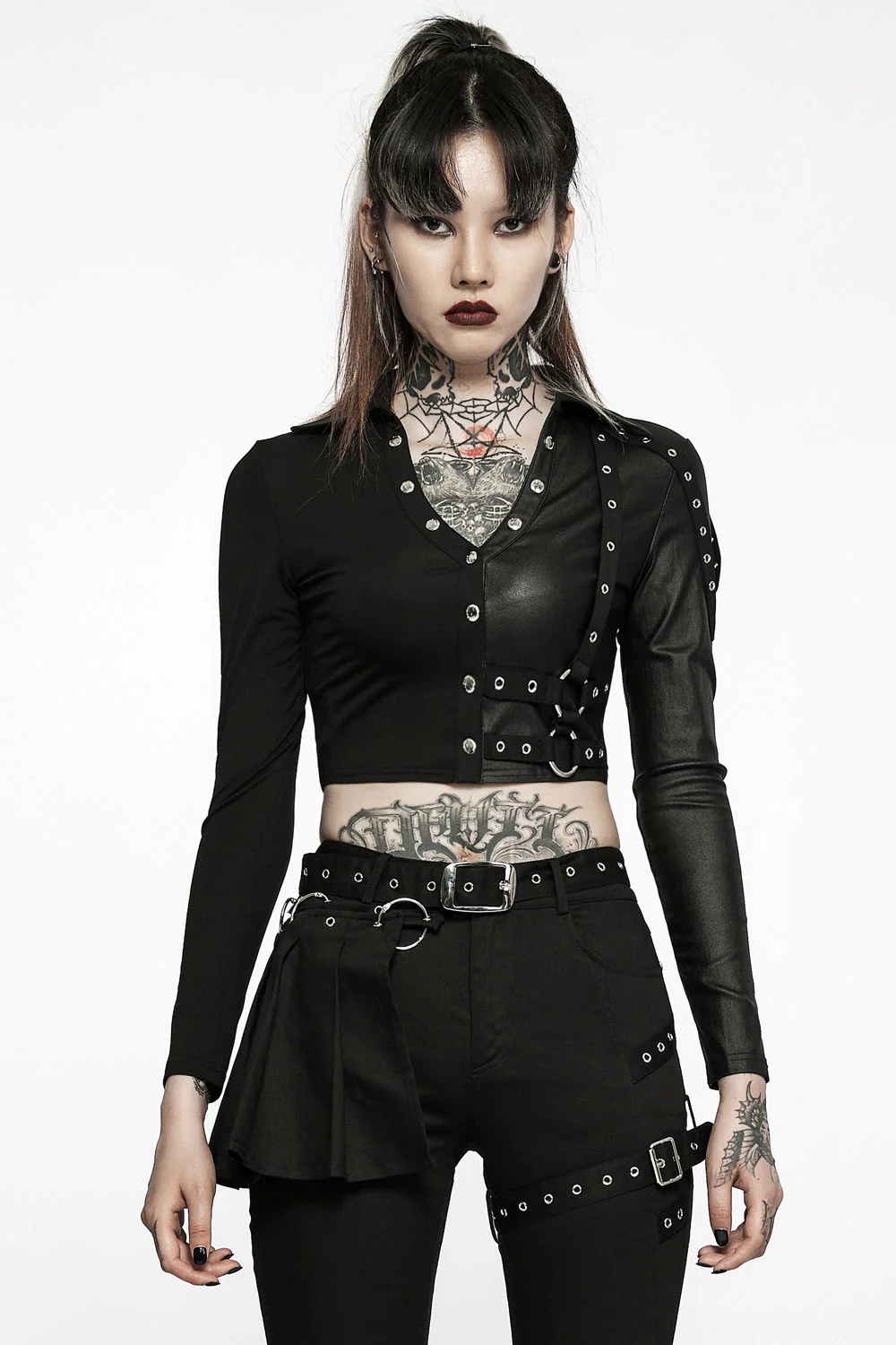 Split Personality Crop Top