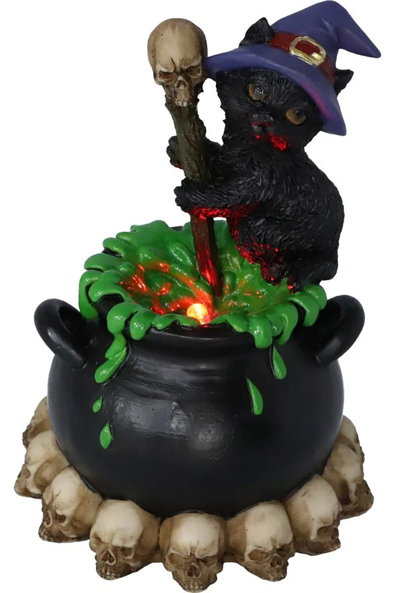 Spook Bubbling Cauldron Statue [Lights Up] - Image 6