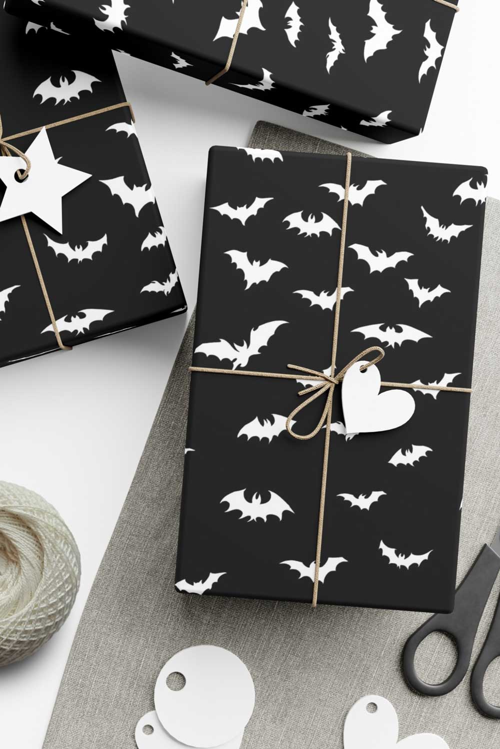 Spooky Bats Wrapping Paper [30" x 196"] - Image 4