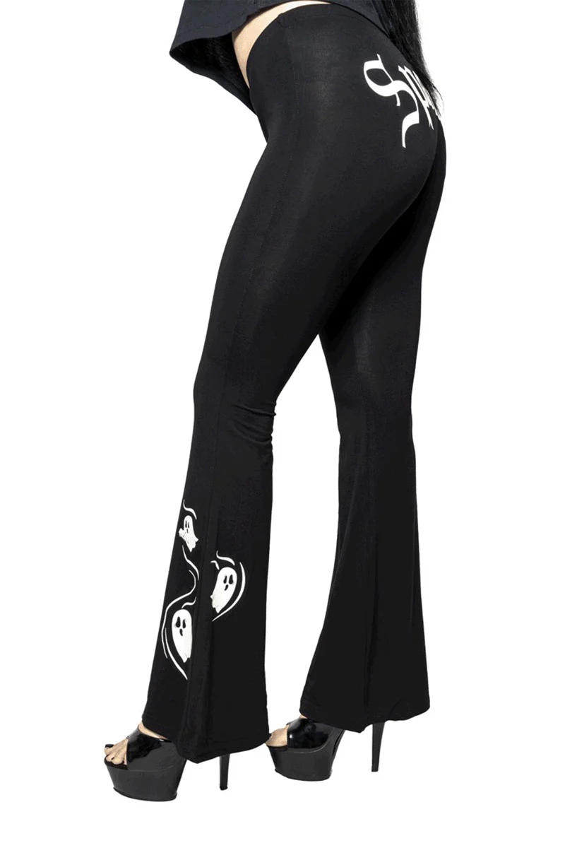 Spooky Ghost Glow Flare Leggings - Image 2