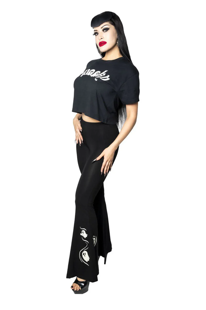 Spooky Ghost Glow Flare Leggings - Image 7