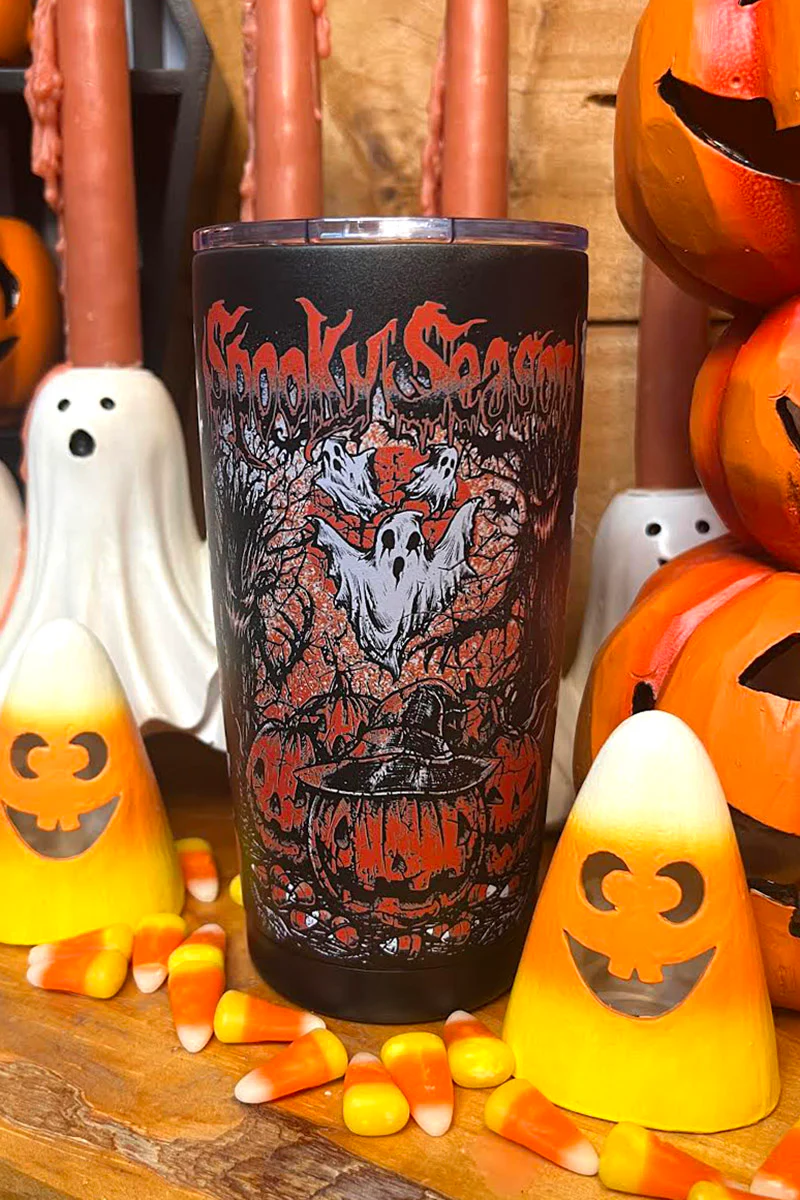 Spooky Season 20 oz Travel Mug - Image 5