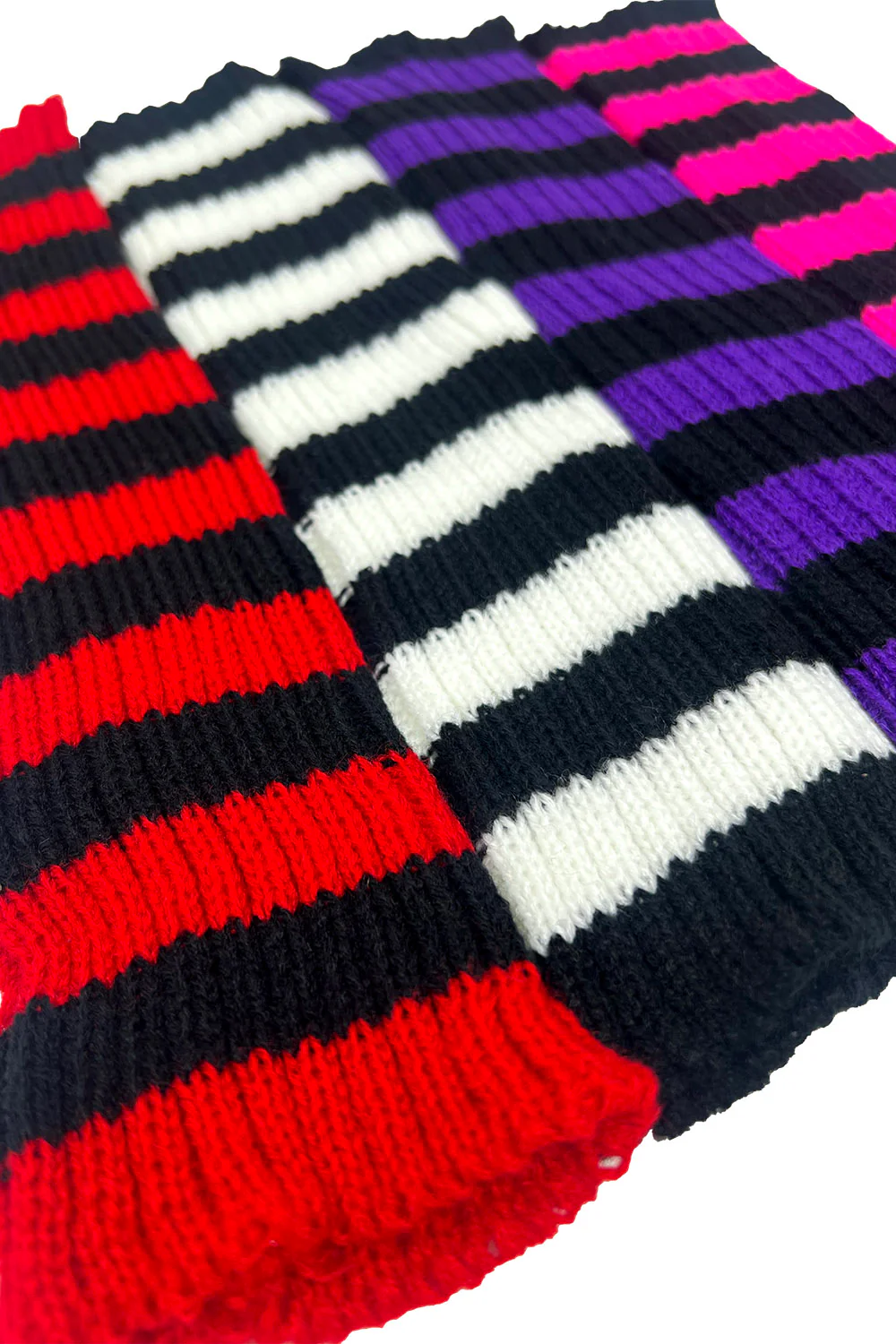 Spooky Striped Arm Warmers [Multiple Colors] - Image 11