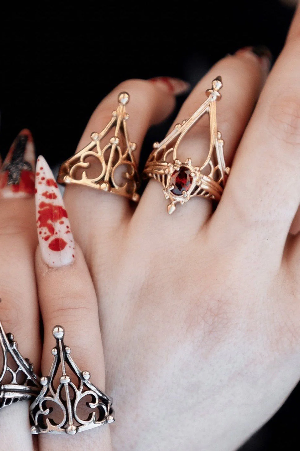 Spirescape Ring [Champagne Gold] - Image 2