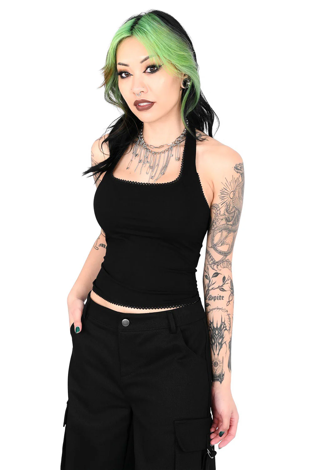 Square Neck Halter Top - Image 5