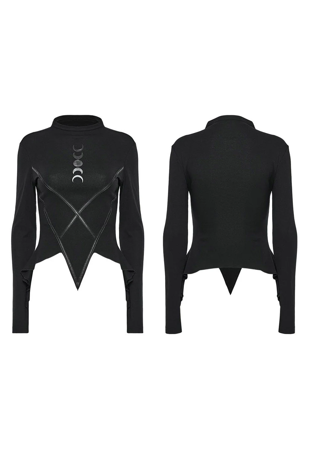 Stardust Long Sleeve Asymmetric Top - Image 10
