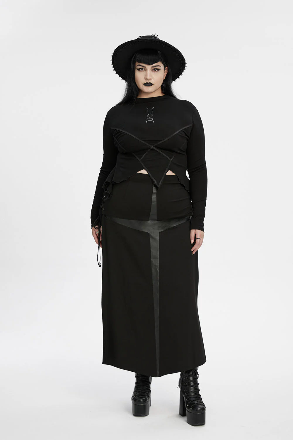 Stardust Long Sleeve Asymmetric Top - Image 8