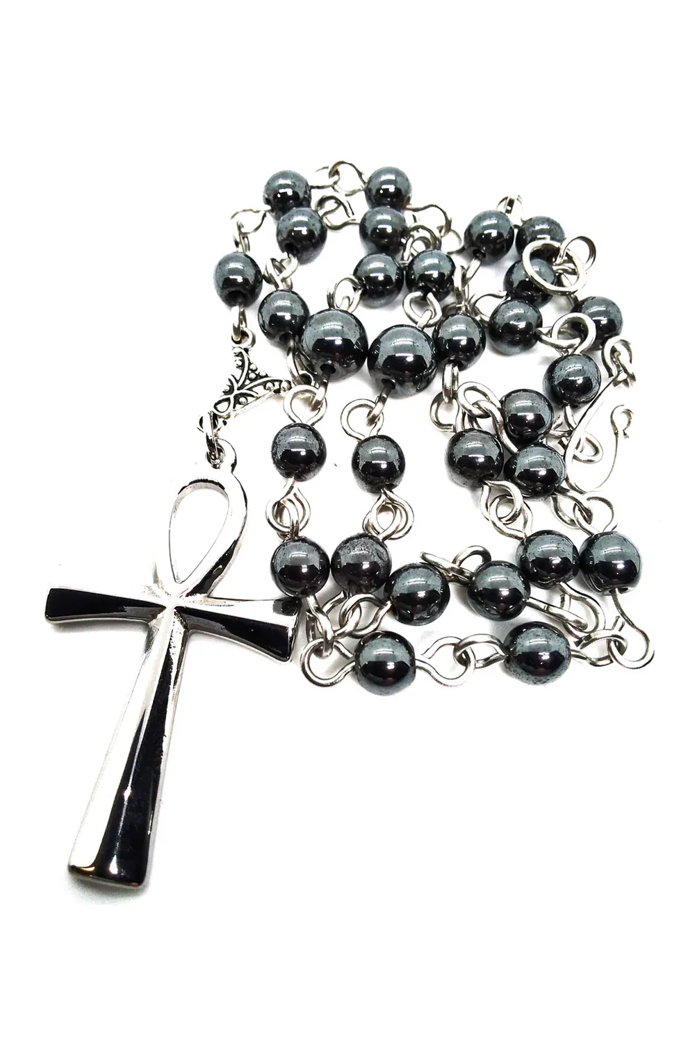 Steel Ankh Necklace