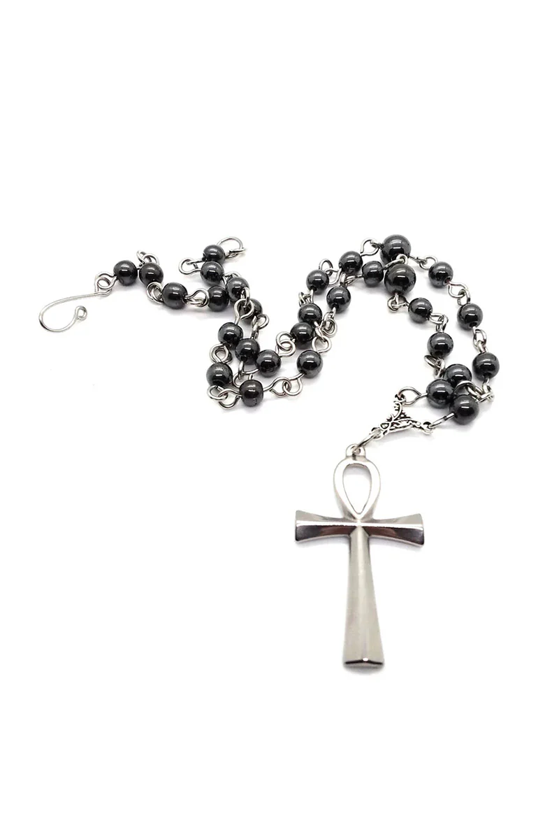 Steel Ankh Necklace - Image 2