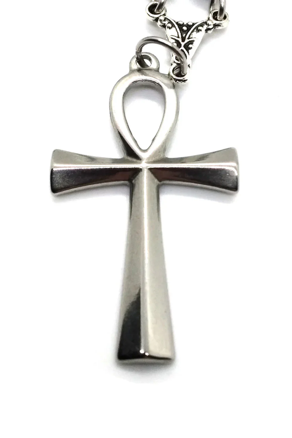 Steel Ankh Necklace - Image 3