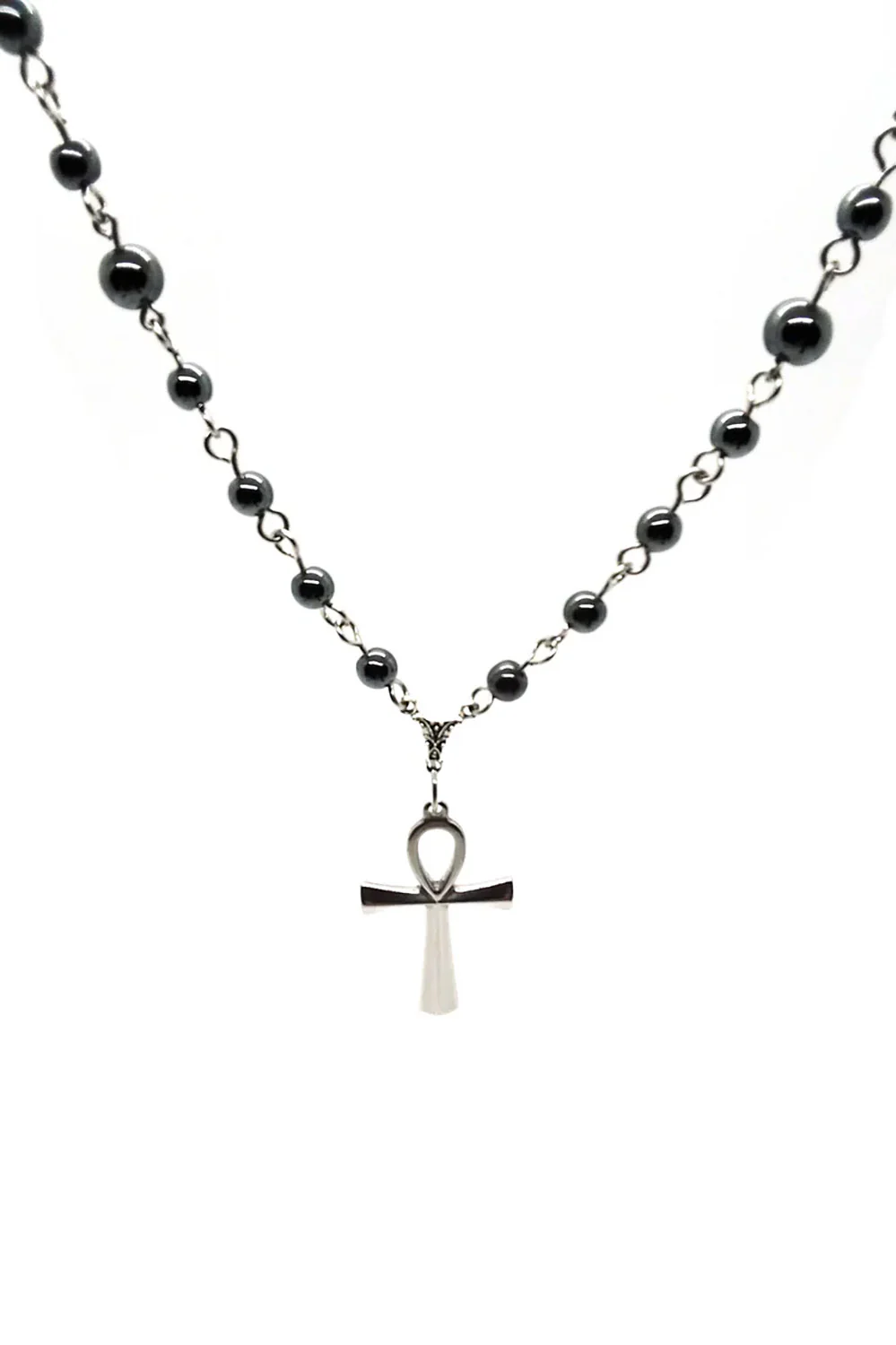 Steel Ankh Necklace - Image 4