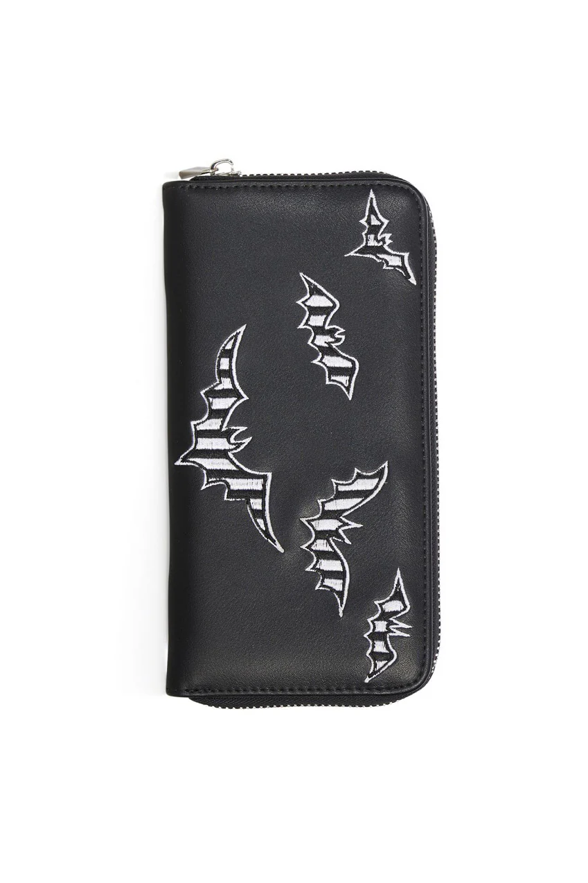 Strange & Unusual Striped Bat Wallet - Image 2