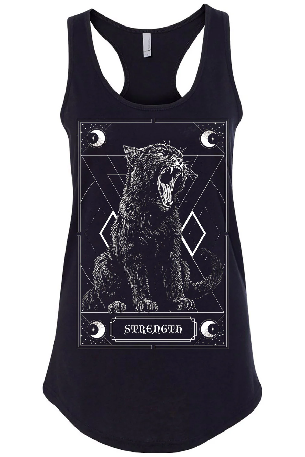 Strength Kitty Tarot T-shirt - Image 7