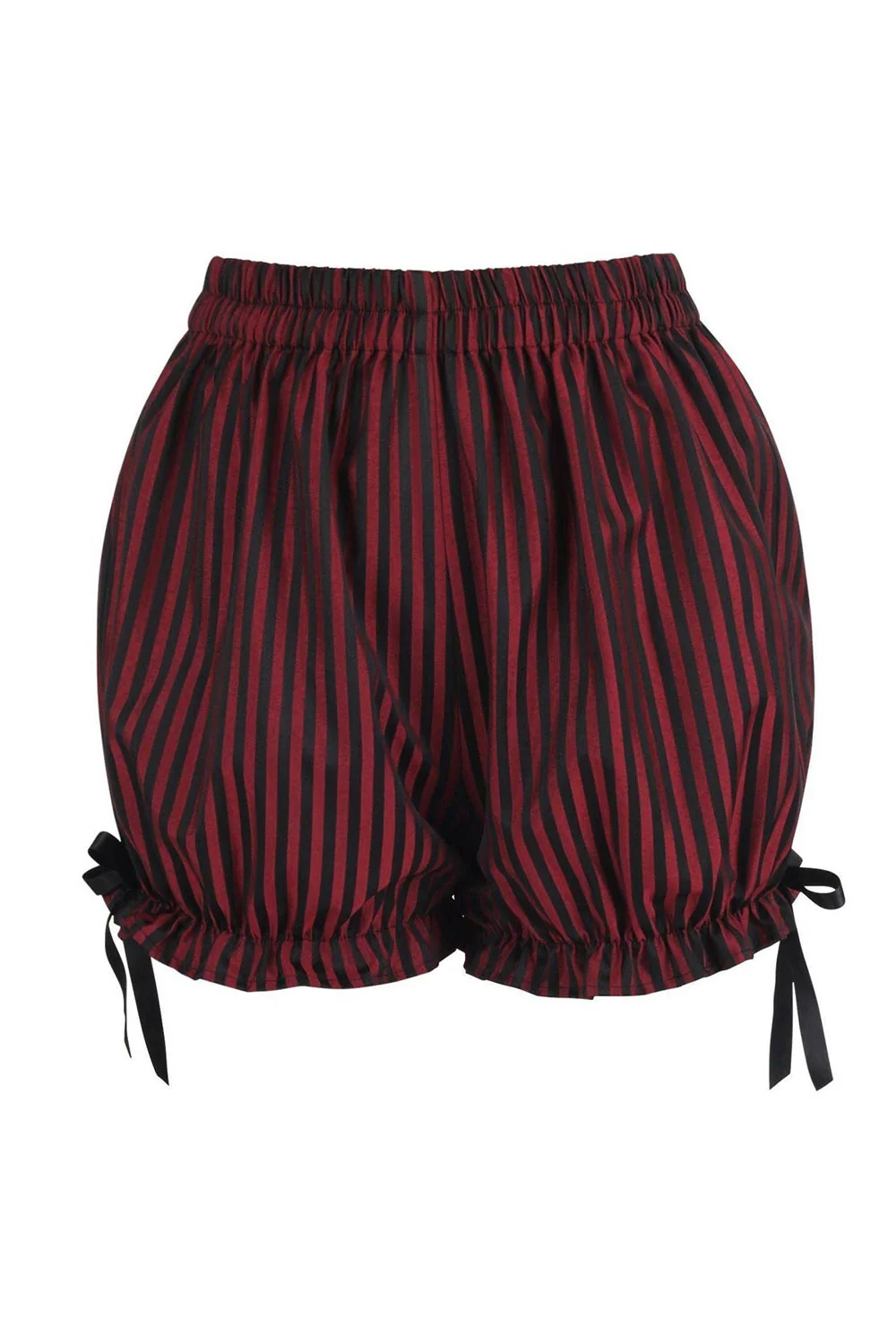 Striped Brocade Bloomers [Red/Black]