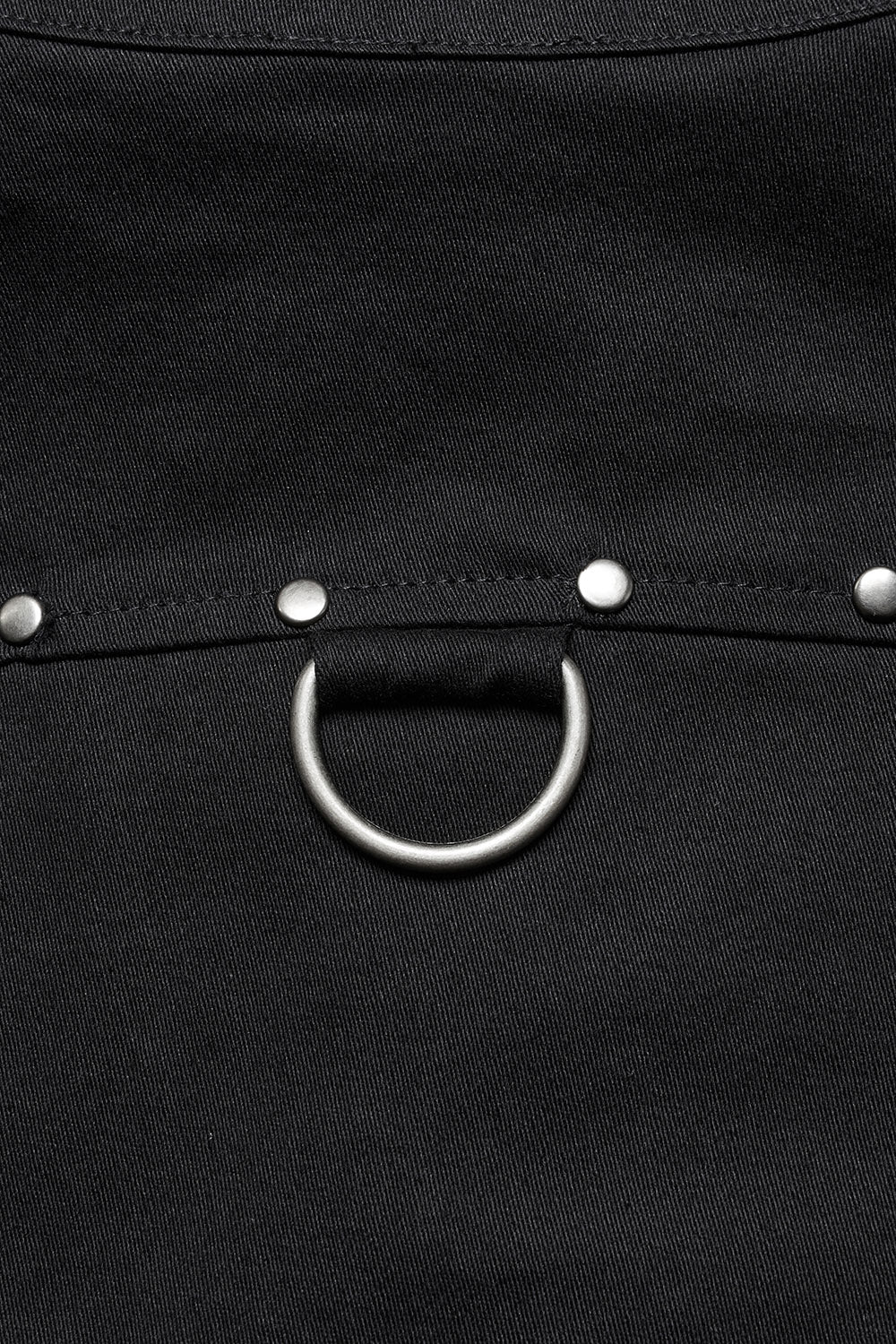 Studded Long Sleeve Skull Button Up Shirt - Image 10