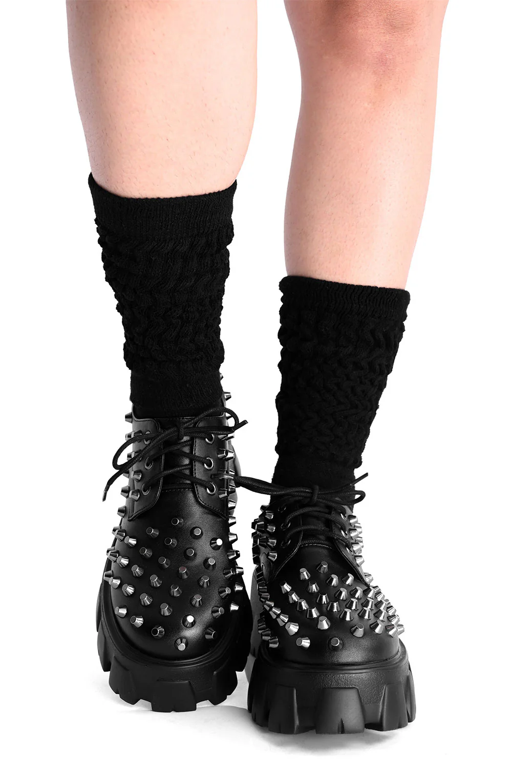 Studded Platform Oxfords - Image 2