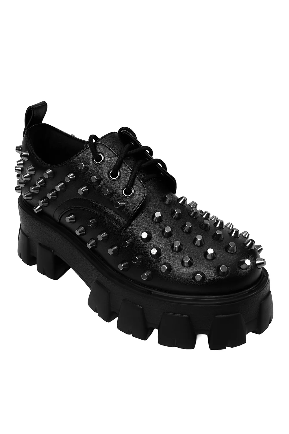 Studded Platform Oxfords - Image 4