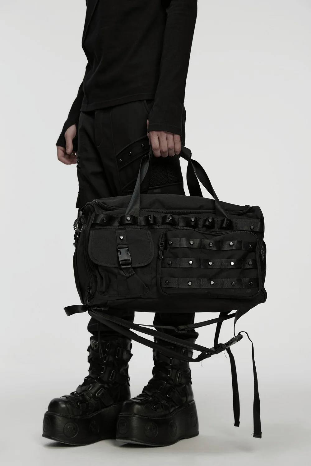 Studded Tactical Convertible Bag