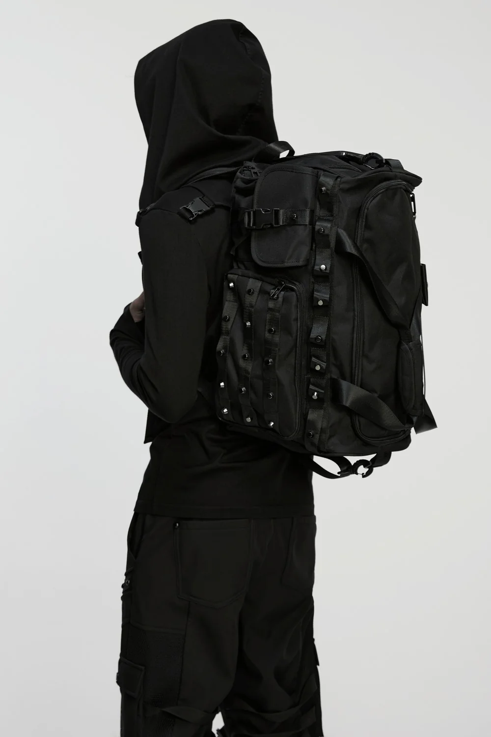 Studded Tactical Convertible Bag - Image 2