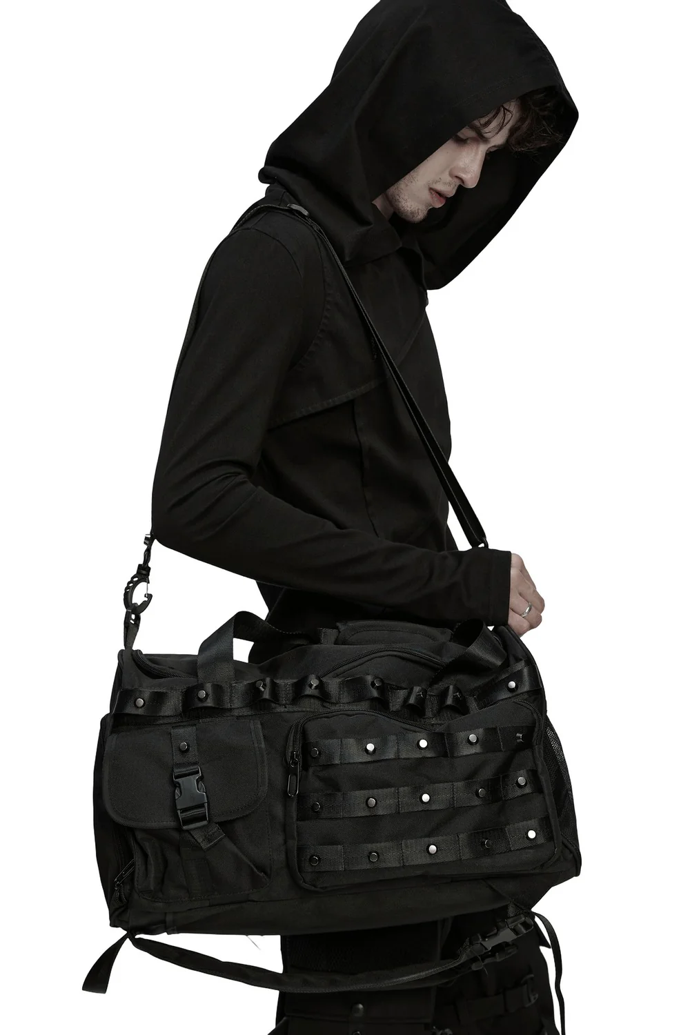 Studded Tactical Convertible Bag - Image 5